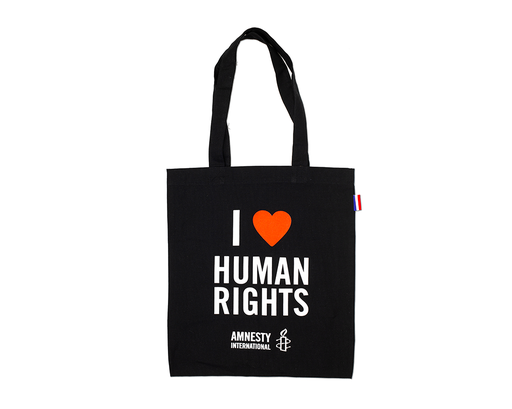 [3115] Sac en coton I love human rights